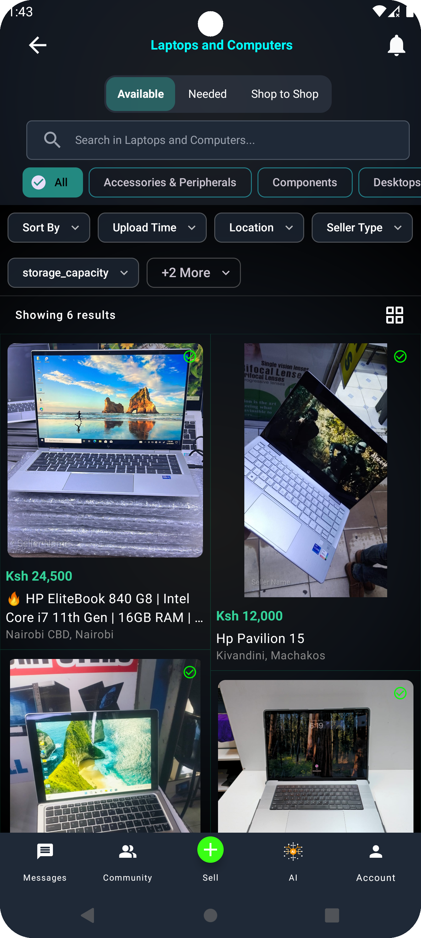 Ngumi Android App Interface